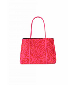 MOO'ILO Tasche Shopper Neopren Leo, L, Farbe Pink