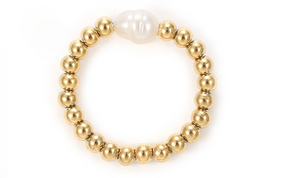 KARINSSCHWESTER Ring Sweet Pearl, Farbe Gold