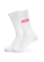 JCLAY Socken LOVE Neon Pink