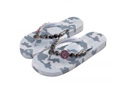 MOO'ILO Schuhe Flipis PEACE Camouflage Grau