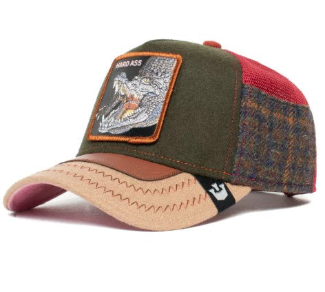 GOORIN BROS Trucker Baseball Cap HARD ASS Gator Krokodil