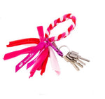 FARBENFREUNDE TWISTED Keychain Schlüsselanhänger kurz Rot Töne