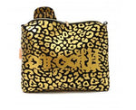 MOO ILO Tasche Clutch Neopren Leo Schwarz Gold