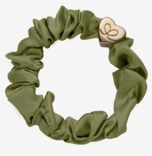 HAARGUMMI SCRUNCHIE Farbe Olive Grün / Khaki