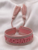 STOFFARMBAND Armband  SCHATZI, Farbe Rosa