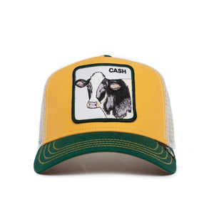 GOORIN BROS Trucker Baseball Cap CASH COW Gelb/Grün