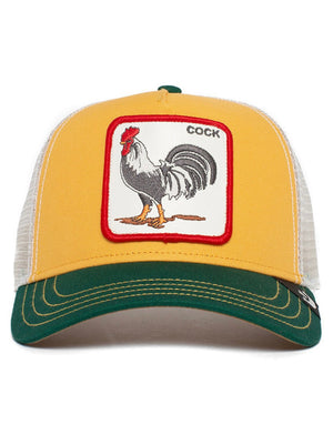 GOORIN BROS Trucker Baseball Cap Rooster COCK Gelb/Grün