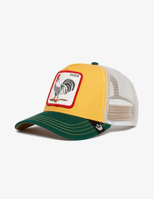 GOORIN BROS Trucker Baseball Cap Rooster COCK Gelb/Grün