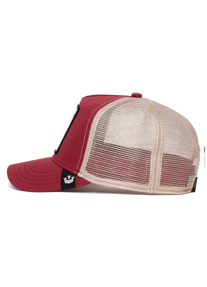 GOORIN BROS Trucker Baseball Cap BAD BOY Bordeaux