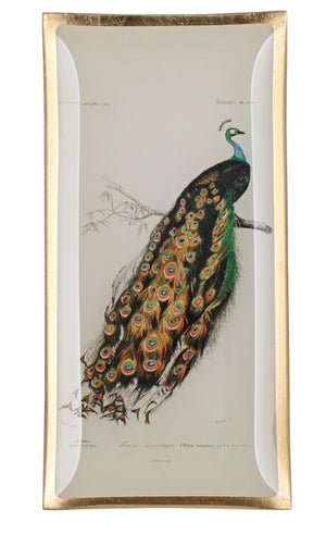 GIFTCOMPANY, Glasteller VOGEL PFAU